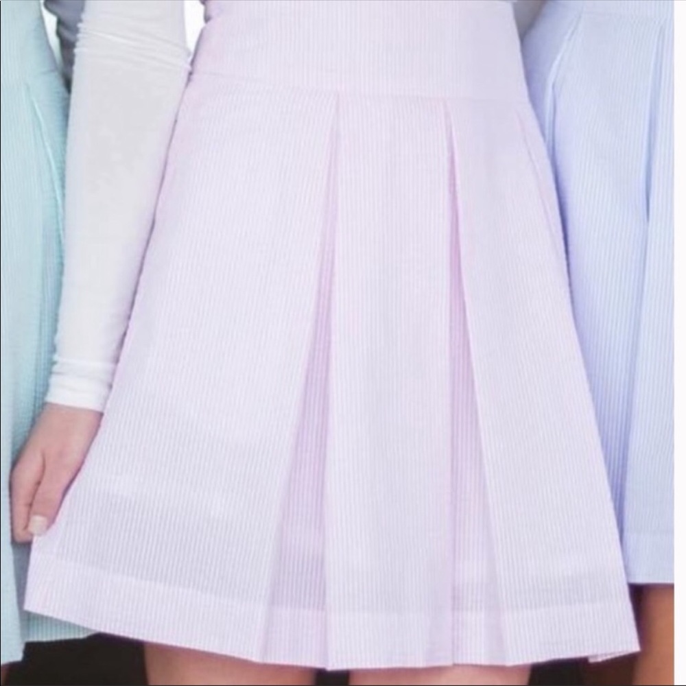 LAUREN JAMES Women’s Pleated Pink Skirt Sz M NWT